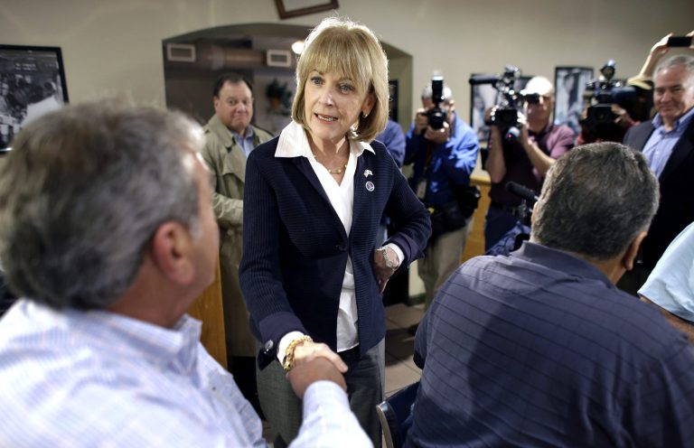 Massachusetts Attorney General Martha Coakley, center, officially launched her campaign for governor Monday. (AP File)