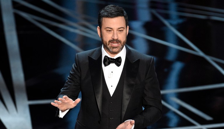 "I want to know what happened to Donald Trump ... who was a Democrat?" Kimmel added.