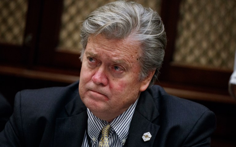 In an email to the New York Times, Steve Bannon acknowledged the journal's authors 