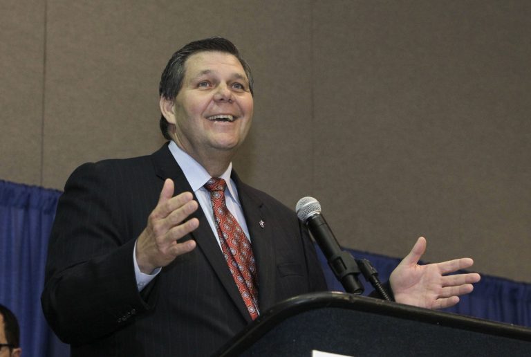 When Jim Brulte was installed as state GOP chairman in March, he took control of a party so broke it couldn't afford to maintain its own headquarters, state party offices named for iconic president and two-time California governor Ronald Reagan. (AP/Rich Pedroncelli)