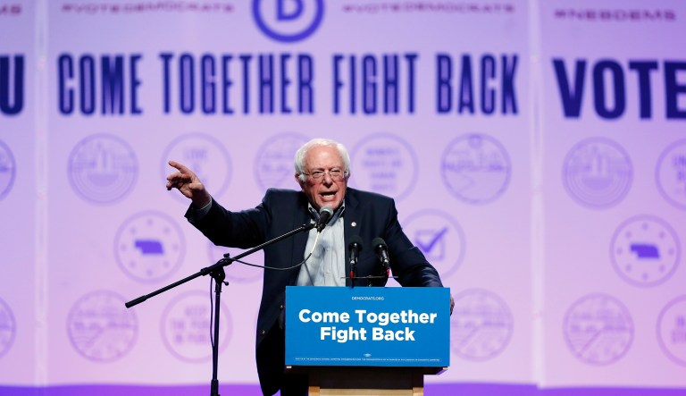 Railroading progressives with populist appeal to elevate cookie-cutter liberals won't be a smart strategy, but neither will sprinting further Left and alienating centrist voters. (AP Photo/Charlie Neibergall)