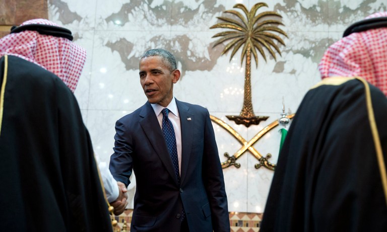 Just hours before President Obama was set to depart for Saudi Arabia, the White House said that the independent commission that investigated the Sept. 11, 2001, terrorist attacks determined that Mideast country had no culpability. (AP Photo/Carolyn Kaster, File)