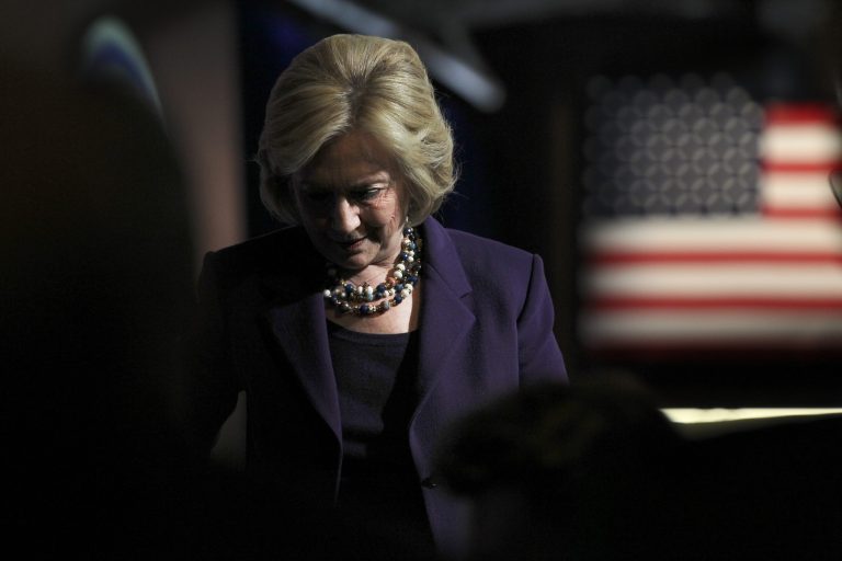 The documents, obtained by the Associated Press through a Freedom of Information Act lawsuit, indicated Hillary Clinton met with nearly 100 corporate executives who have also donated extensively to her campaign and to her family's foundation. (AP Photo)