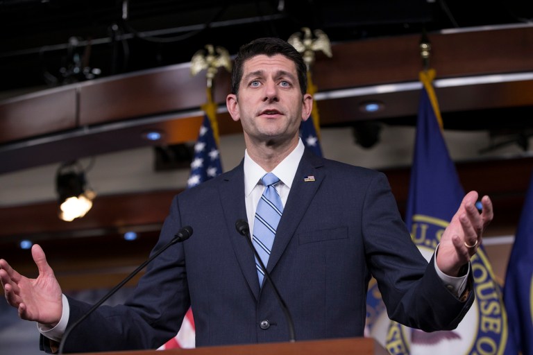 House Speaker Paul Ryan said none of the items in the Republican agenda are expected to receive floor debate or votes this year, because President Obama would veto them. (AP Photo/J. Scott Applewhite)