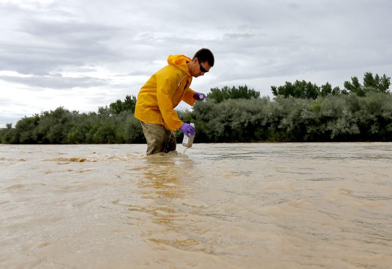 A plume of toxic debris from the mine spill contained a number of hazardous chemicals, including arsenic, cadmium, lead and mercury, saidÂ EPA Assistant Inspector General Carolyn Copper in a memo.Â (AP Photo/Matt York)
