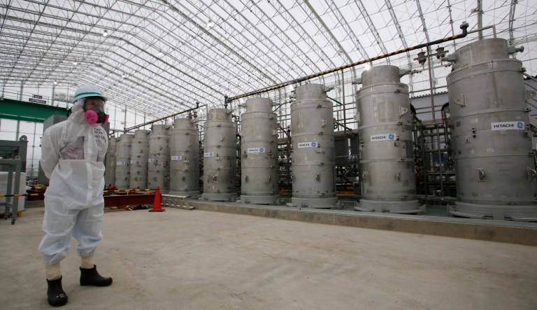 More than half a decade after a tsunami overwhelmed the Fukushima nuclear power plant, Japan has yet to reach consensus on what to do with 1 million tons of radioactive water. (AP Photo/Shizuo Kambayashi, Pool, File)