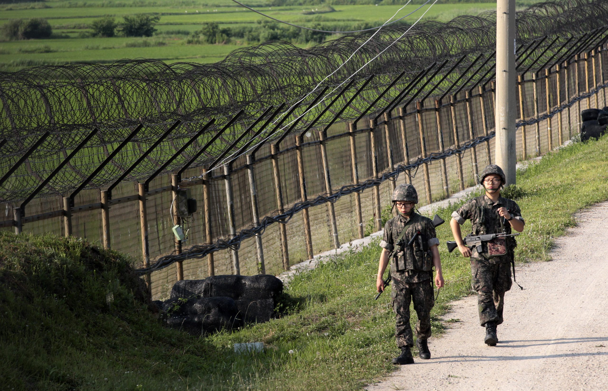S. Korea: 2 Koreas exchange gunfire along border