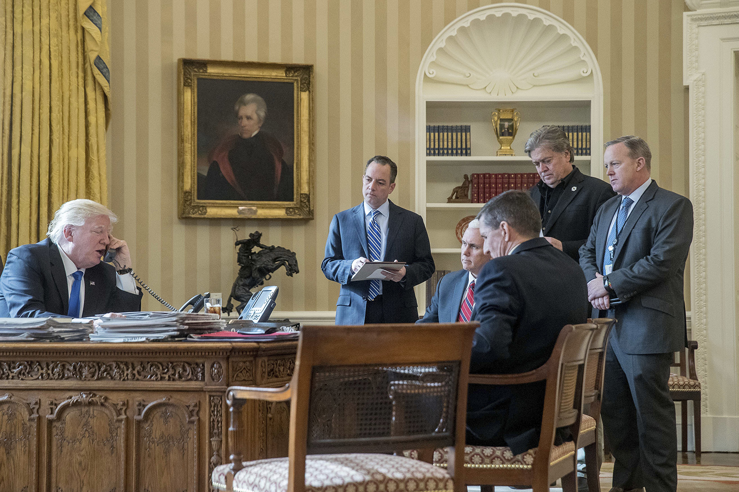 Trump: Reports of discord in the White House are false