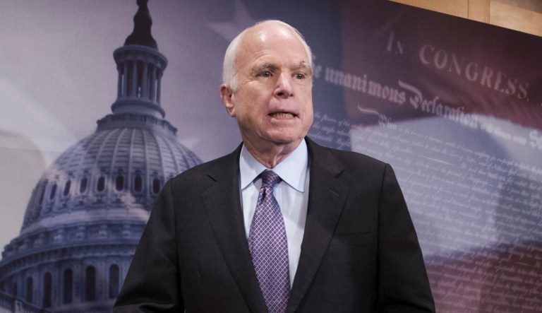 Sen. John McCain, R-Ariz., was one of three Republicans to vote against Obamacare repeal bill. (AP Photo/Cliff Owen)