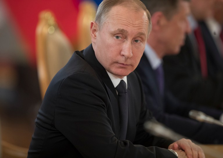 Various military spokespeople refused to confirm or deny the link was still active. (AP Photo/Pavel Golovkin, pool)