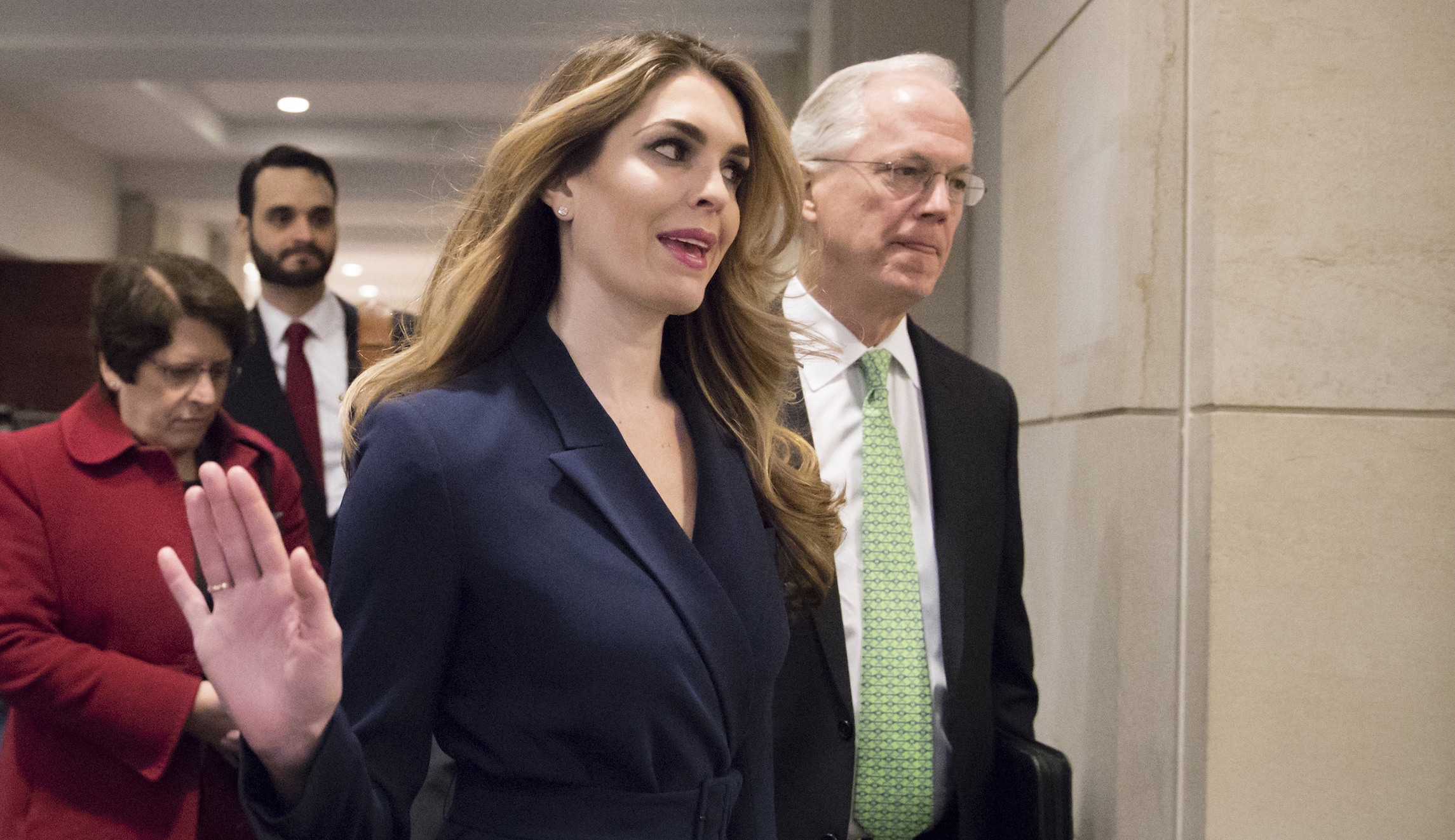 Hope Hicks says she occasionally tells white lies for Trump: Reports