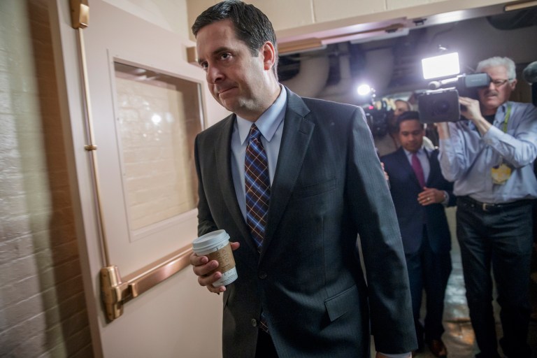 Nunes says he sees no reason to recuse himself from Russia probe. (AP Photo/J. Scott Applewhite)