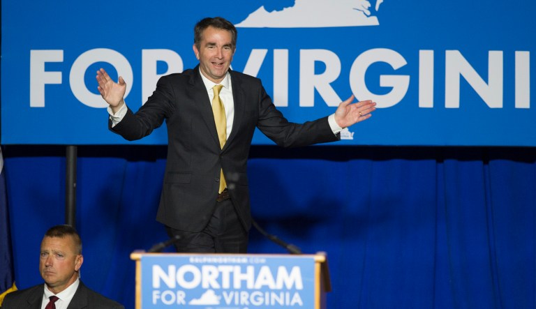 Virginia governor-elect Ralph Northam (pictured above) won the gubernatorial election on Tuesday, Nov. 7, 2017. But legitimate criticism aside, it's absurd for Politico to take Fox News' botched election night coverage and then say the whole of conservative media ignored the election results. (AP Photo/Cliff Owen)