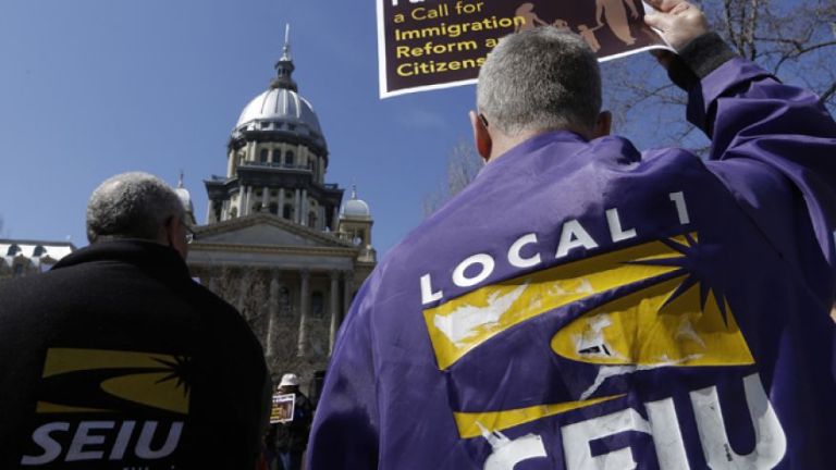 Some labor unions have been fighting for expanded immigration. AP Photo