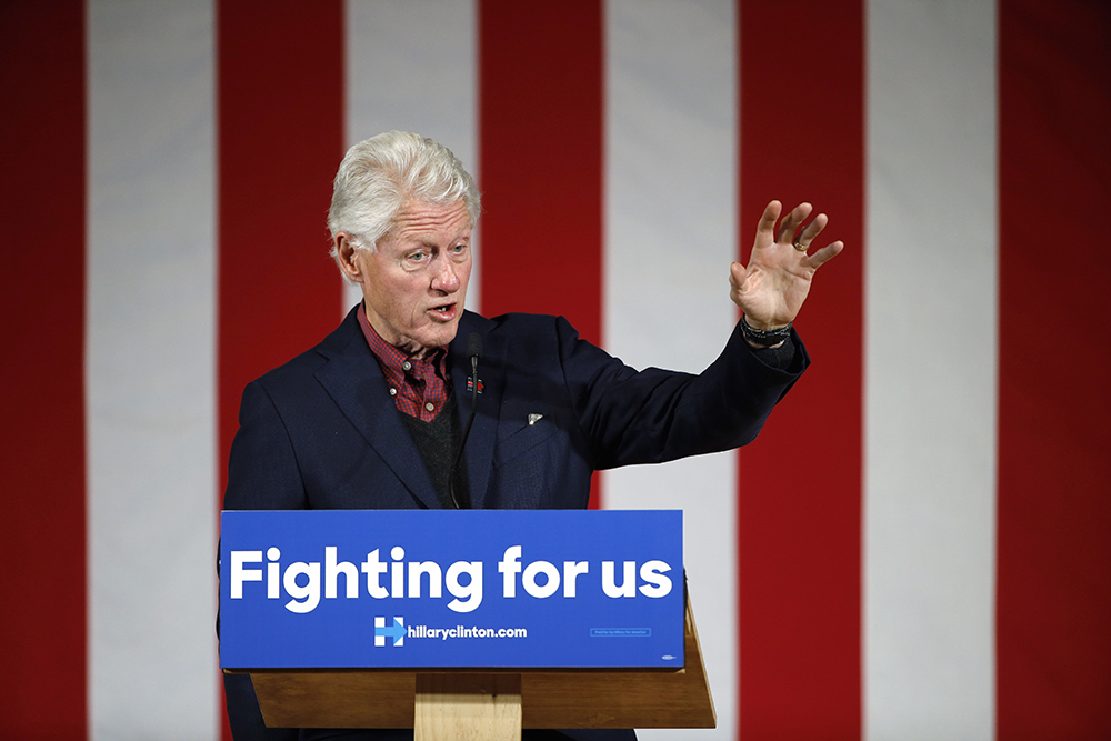 Bill Clinton doesn’t attack Sanders on the trail