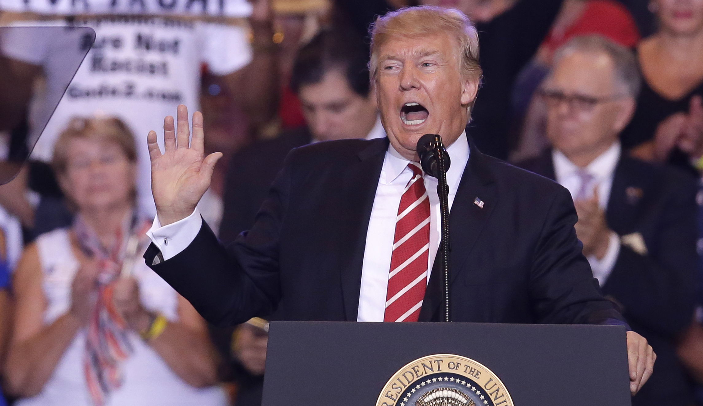 New York Times: Trump ‘preached unapologetic division’ at Phoenix rally