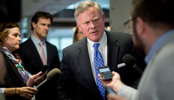 "I'm glad to have it early and posted and I'm sorry I took away from all of you guys your ability to find a source to leak it to you," Sen. Richard Burr, R-N.C., told reporters. (AP Photo/Pablo Martinez Monsivais)