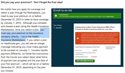 Obamacare Website Still Not Accepting Online Payments