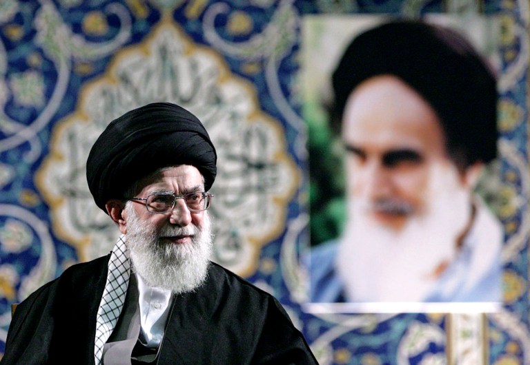 Iran's supreme leader, Ayatollah Ali Khamenei, called Israel 