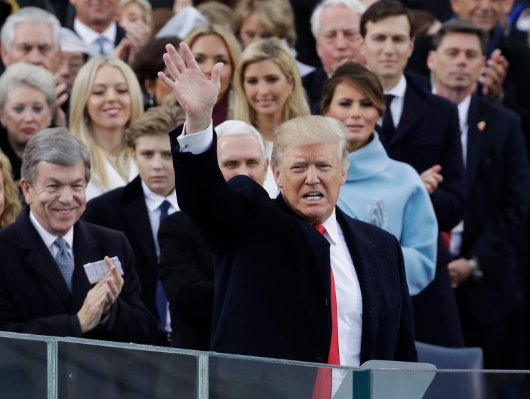Fifty-three percent of those who watched the inaugural ceremony last Friday, or followed news coverage of it, rated the president's address as 