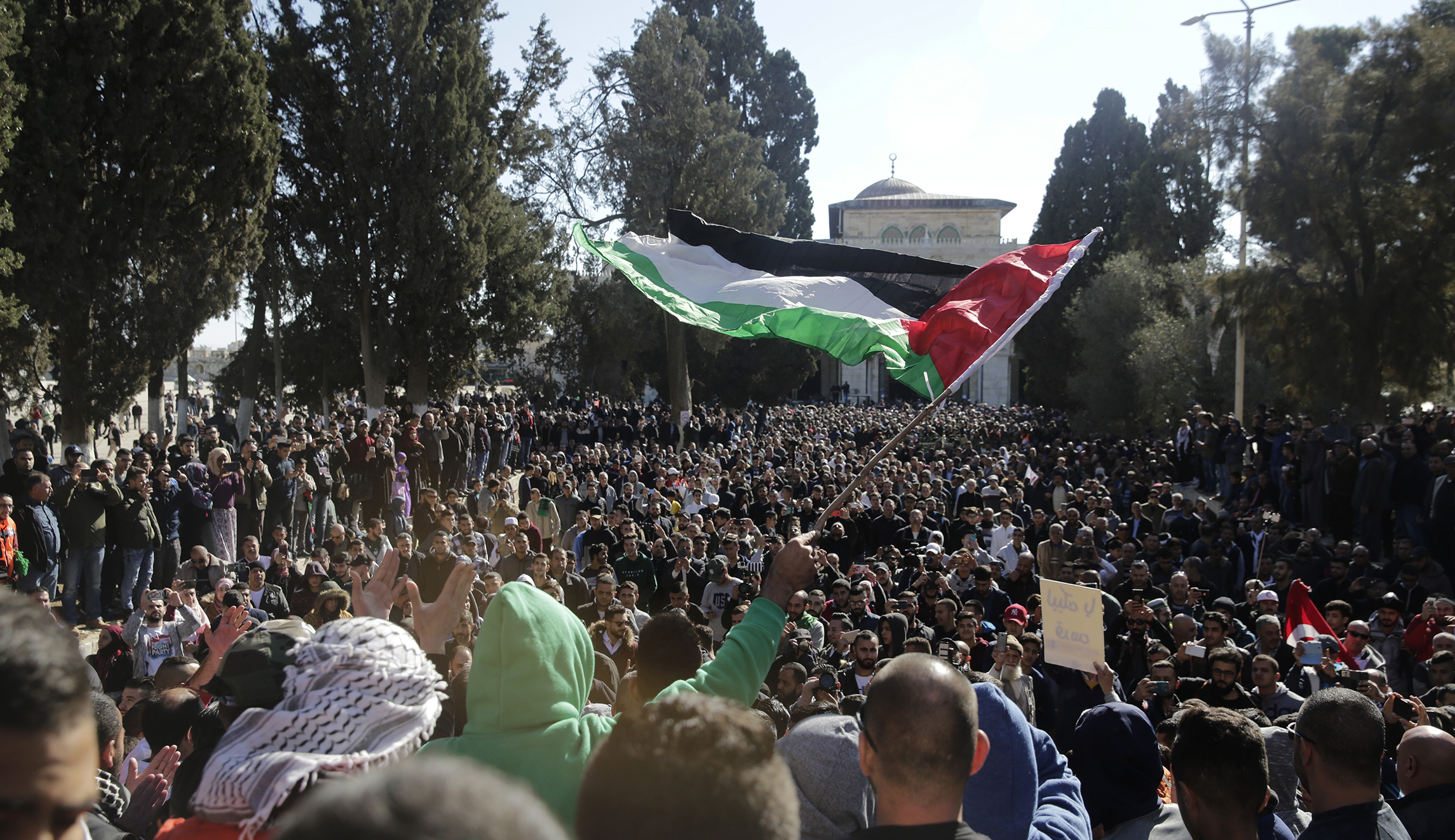Palestinian diplomat praises protesters ‘who defend Jerusalem’
