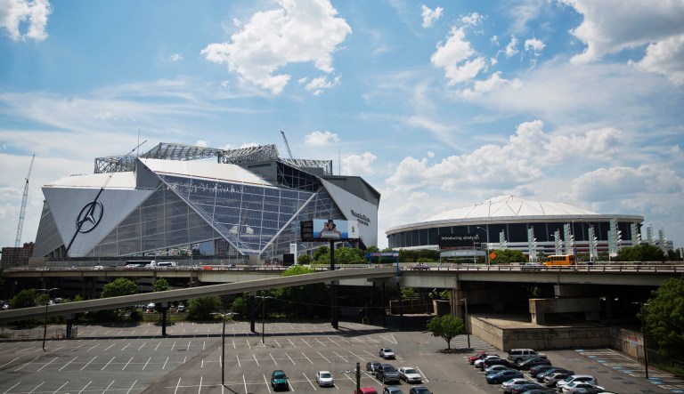 Pro sports teams do not generally add to economic growth or the development of a neighborhood. (AP Photo/David Goldman)