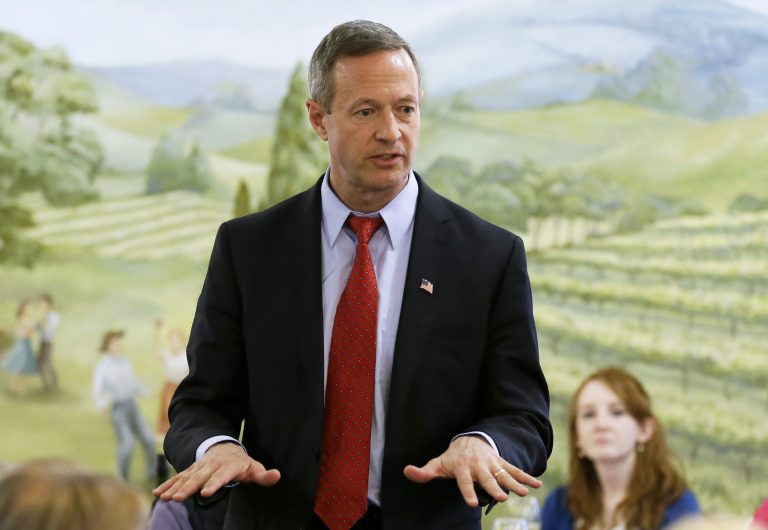 Former Maryland Gov. Martin O'MalleyÂ released his own white paper on climate change. He declared that the United States has a 