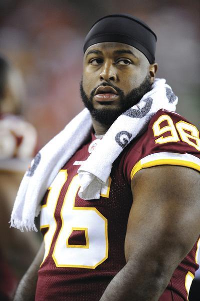 Nick Wass/AP
Washington Redskins defensive tackle Barry Cofield will start Sunday against his former team, the New York Giants.