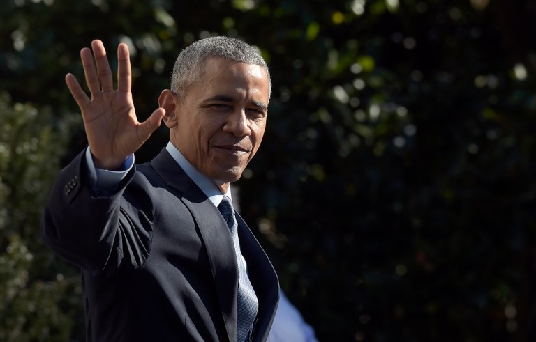 President Obama congratulated his surprise successor Donald Trump early Wednesday morning following his victory. (AP Photo/Susan Walsh)