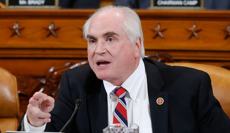 Rep. Mike Kelly is frustrated by his Republican colleagues' resistance to President Trump. (AP Photo/Charles Dharapak)