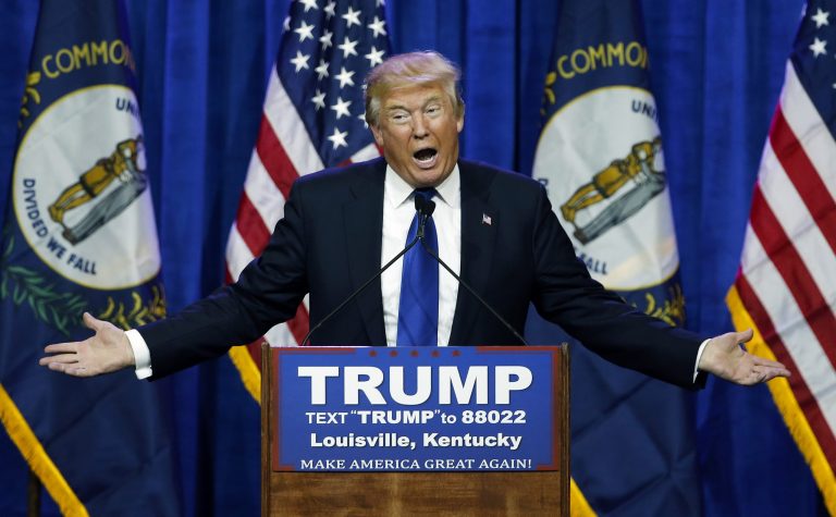 If the non-Trump candidates were able to win their home states, they might amass enough delegates to keep Donald Trump short of the 1,237 delegates required to clinch the GOP nomination. (AP Photo/John Bazemore)