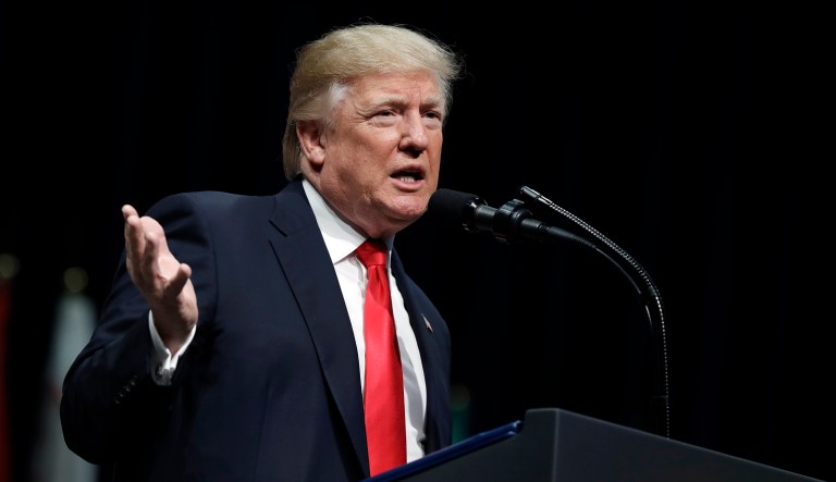 President Trump said he's 