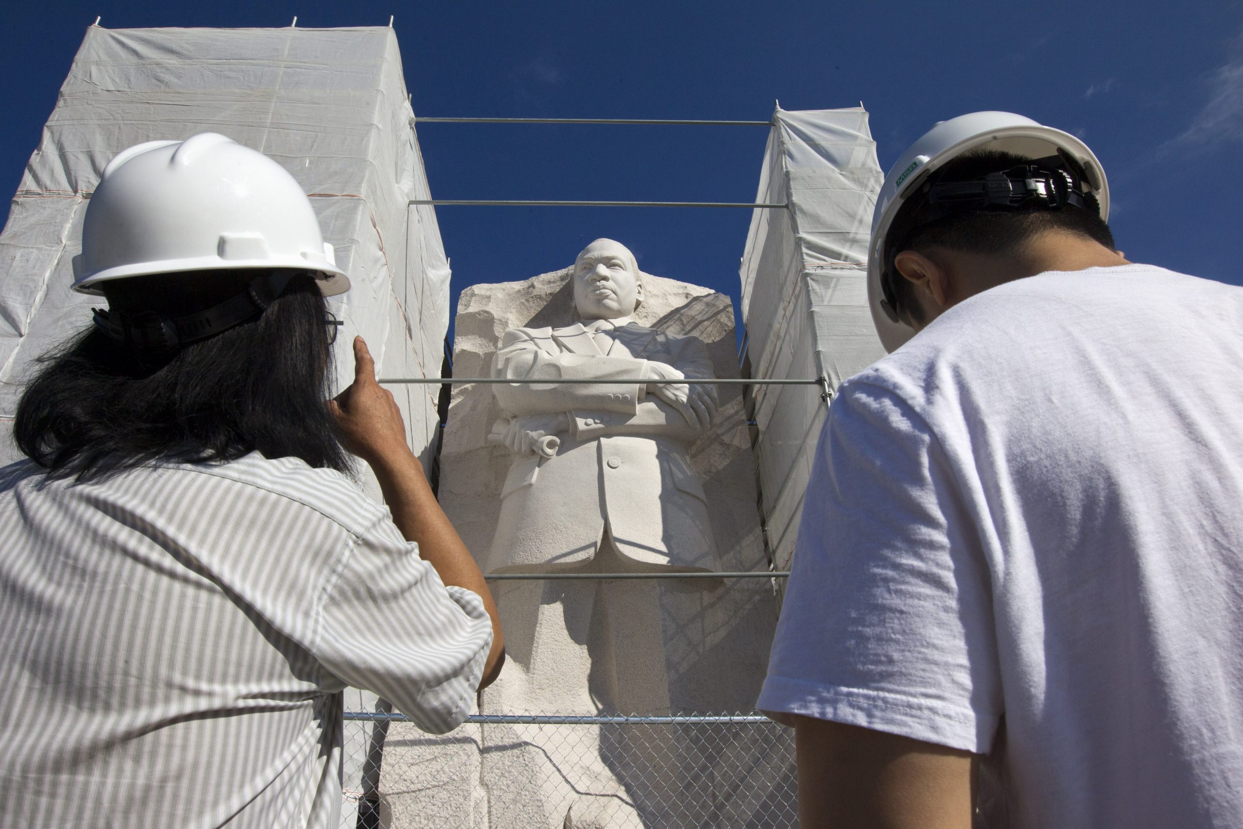 Disputed inscription removed from MLK Memorial