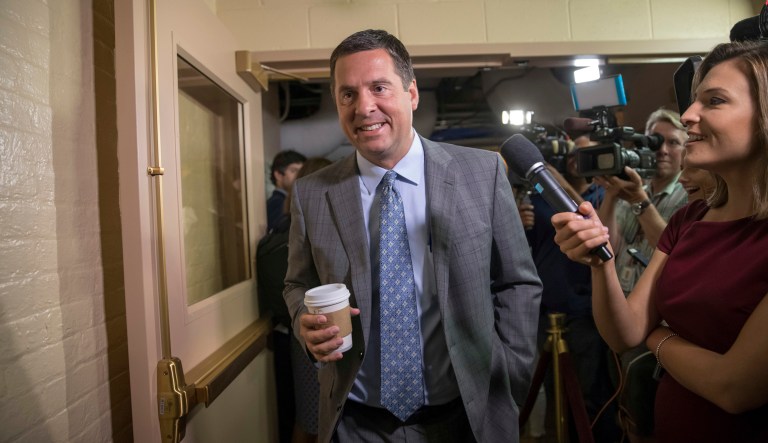 A political research firm behind a dossier of allegations about President Trump's connections to Russia is balking at subpoenas sent by House Intelligence Committee Chairman Rep. Devin Nunes, R-Calif., with a lawyer for the firm questioning the legitimacy of the panel's probe into Russian meddling. A lawyer for Fusion GPS said in a letter to the panel on Oct. 16 that Nunes is acting 