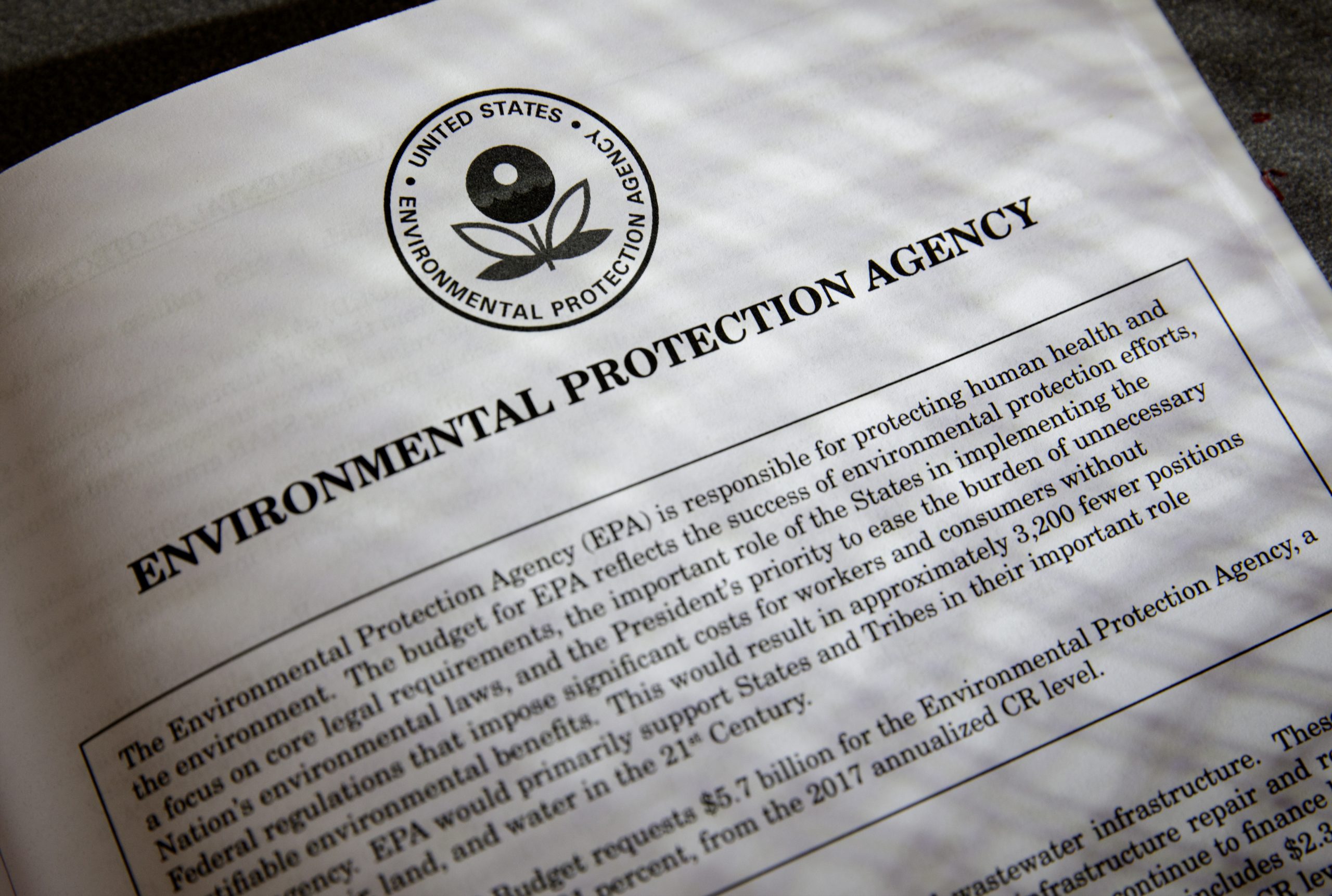 Trump’s former EPA transition chief sees job cuts as a priority