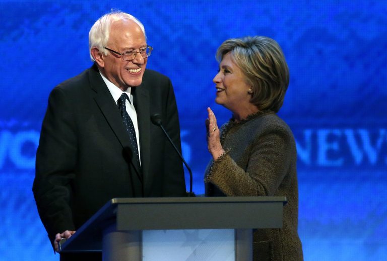 That's a huge shift: the Clinton margin reduced from 24 percent to 8 percent. (AP Photo/Jim Cole)