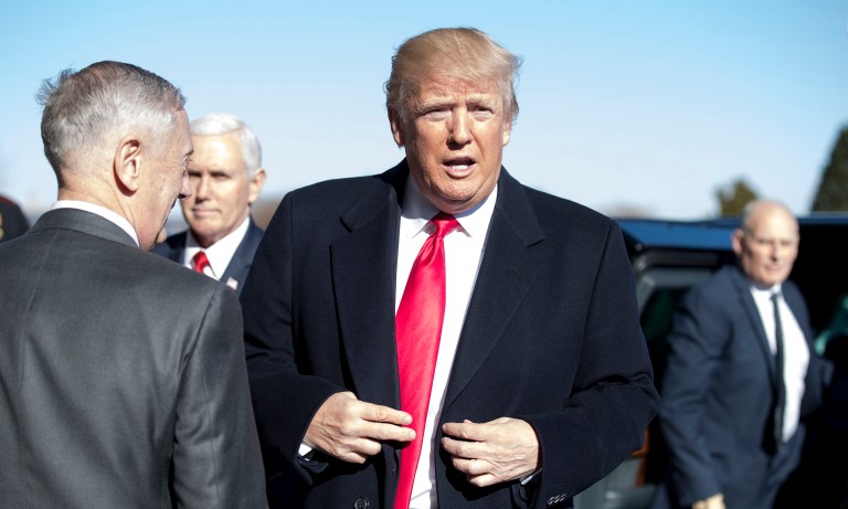 The White House and Pentagon confirmed reports this week that President Trump is mulling over a large military parade designed to showcase the strength of the military and appreciation for the troops. (AP Photo/Carolyn Kaster)