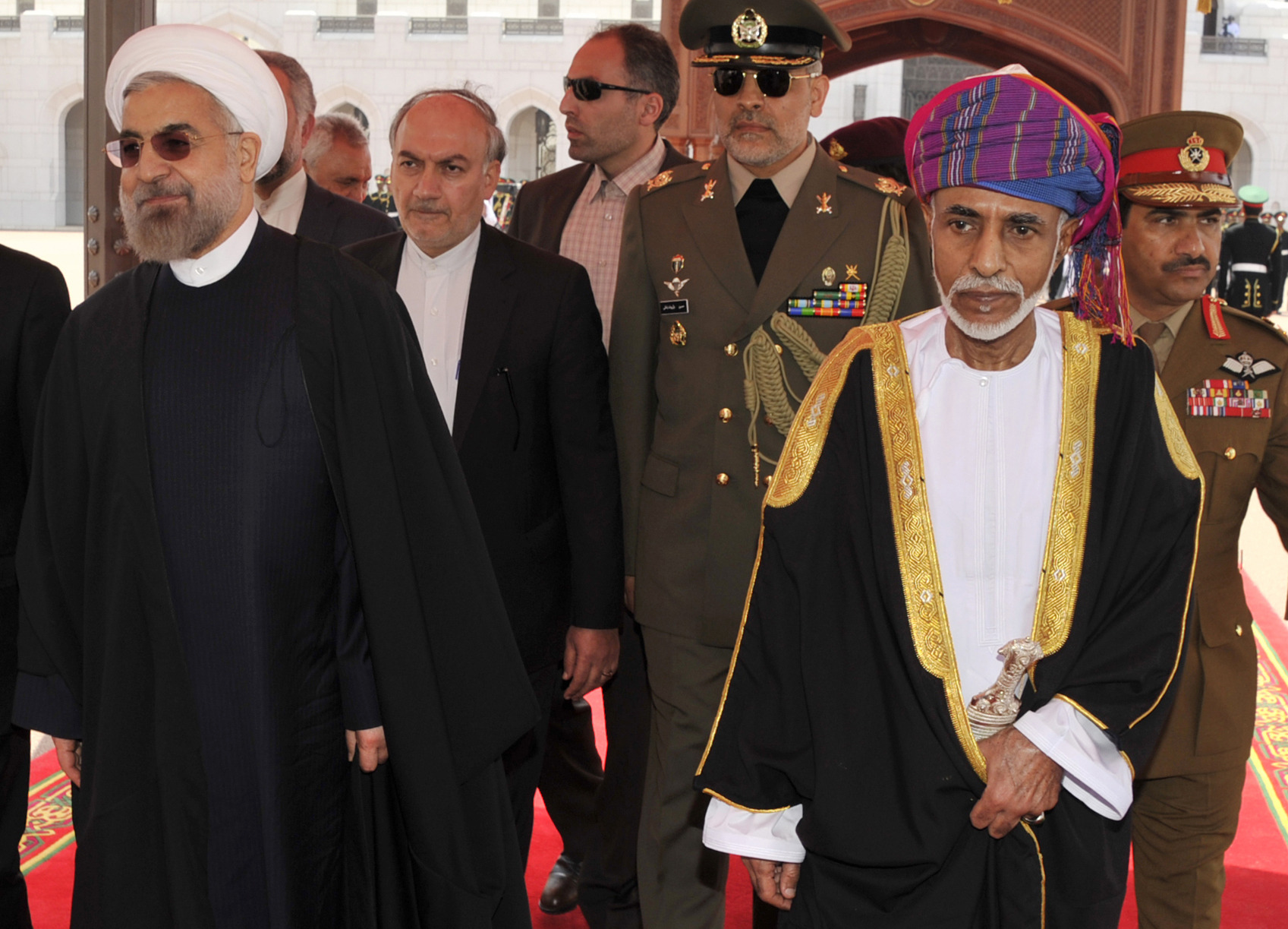 Iranian president visits Oman in outreach to Arabs