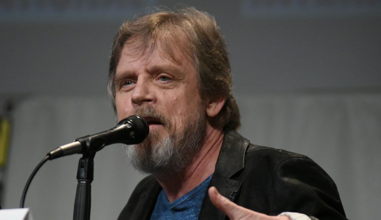 In the aftermath of the horrific massacre in Las Vegas on Sunday night, Star Wars actor Mark Hamill is reentering the debate around gun control in the U.S. (Photo by Richard Shotwell/Invision/AP)