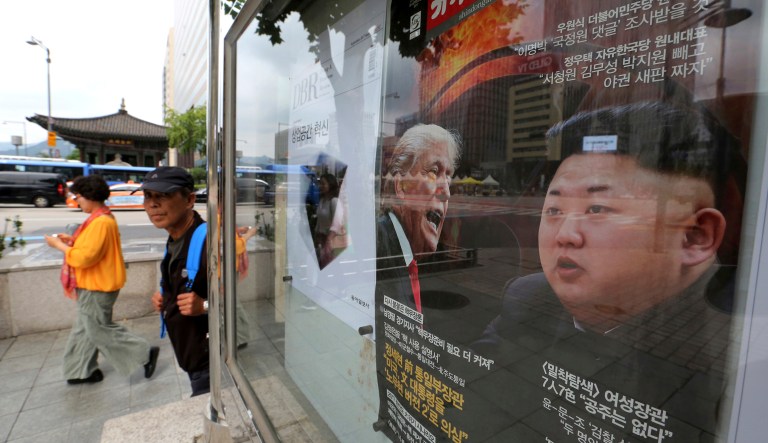 The watered-down draft resolution reportedly replaces the oil embargo with a more gradual reduction in oil exports. (AP Photo/Ahn Young-joon)