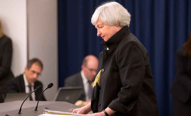 Fed chairwoman can expect to be grilled on interest rates, the debt ceiling and leaks by Congress next week. (AP Photo/Jacquelyn Martin)