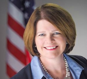 Maureen Ohlhausen is President Trump's pick to be acting chair of the Federal Trade Commission. (from Twitter @MOhlhausenFTC)