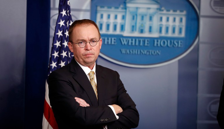 President Trump is calling the shots as the administration negotiates with Congress on a budget, Mick Mulvaney said. (AP Photo/Alex Brandon)