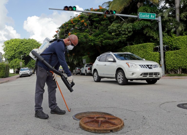The poll released Tuesday by the nonpartisan Kaiser Family Foundation discovered that people in southern states are taking action to reduce the mosquito population in and around their homes in order to combat the spread of the Zika virus. (AP Photo)