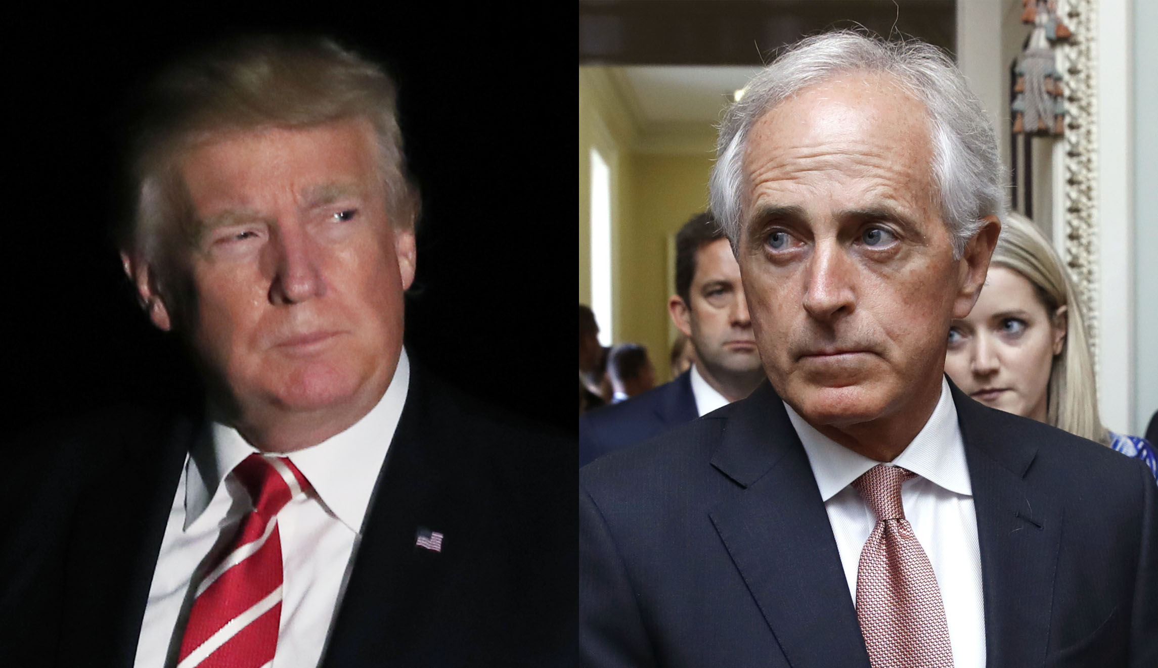 What happened with Trump and Bob Corker?
