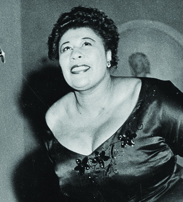 American jazz singer Ella Fitzgerald performs at a concert in Stockholm, Sweden, Feb. 10, 1952.  (AP Photo)