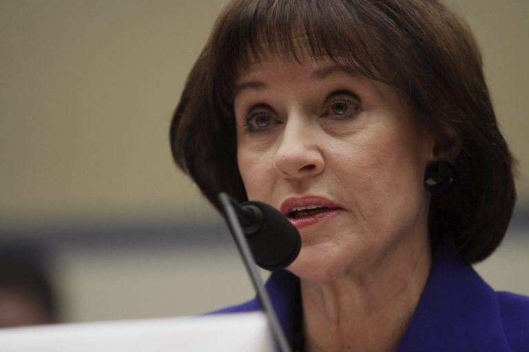 Embattled former Internal Revenue Service senior executive Lois Lerner cautioned colleagues against including comments in official emails that might be seen by Congress. (AP/Lauren Victoria Burke)