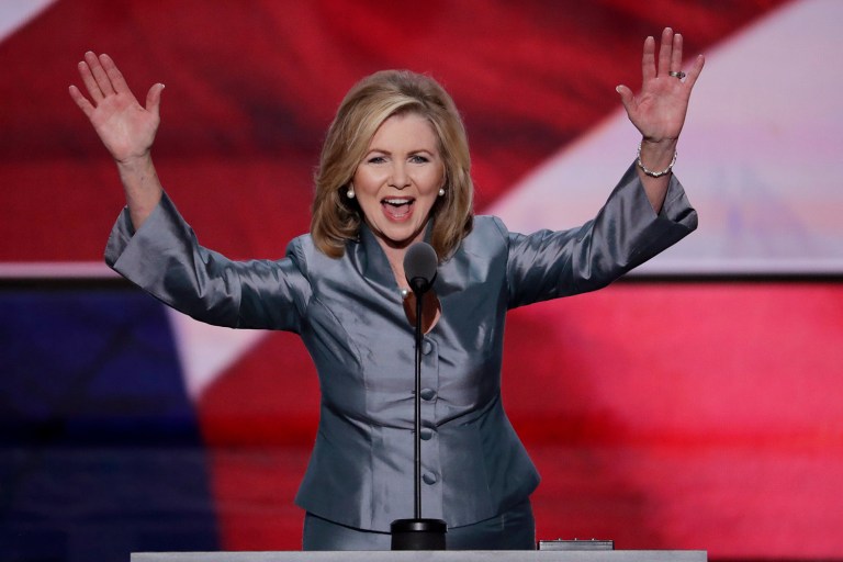 Donald Trump delivered a much better acceptance speech at this year's Republican National Convention than Mitt Romney did in 2012, said Tennessee Rep. Marsha Blackburn. (AP Photo/J. Scott Applewhite)