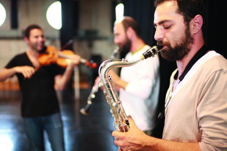 New Sounds from Arab Lands onstage at the Freer Gallery