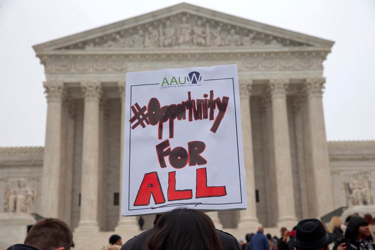 The Supreme Court upheld affirmative action Thursday in Fisher v. University of Texas. (AP Photo/Jacquelyn Martin)